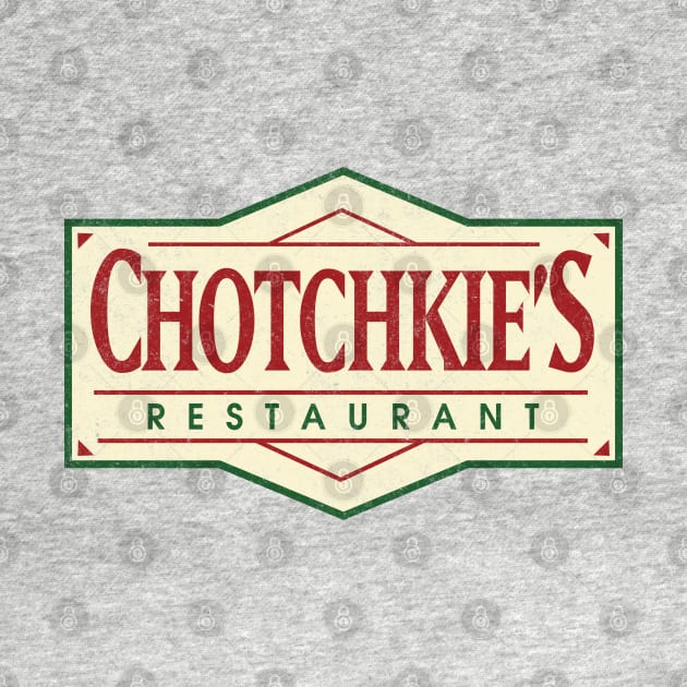 Chotchkie's Restaurant - vintage Office Space logo by BodinStreet